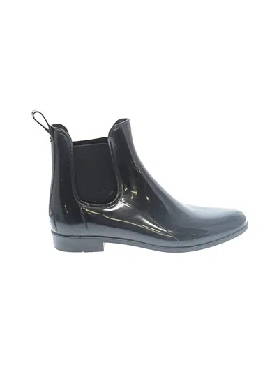 Pre-owned Sam Edelman Rain Boots In Black