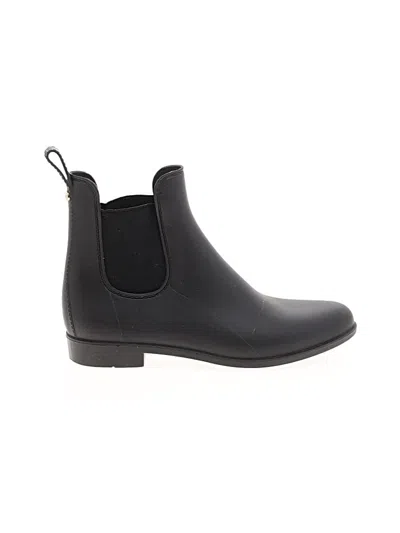 Pre-owned Sam Edelman Rain Boots In Black