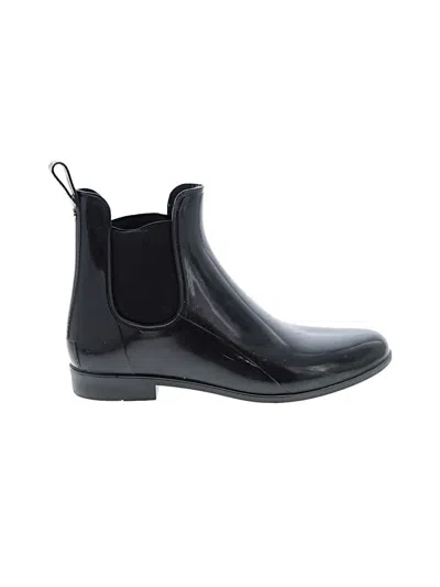 Pre-owned Sam Edelman Rain Boots In Black