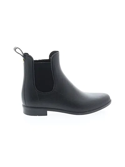 Pre-owned Sam Edelman Rain Boots In Black