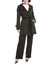 Sam Edelman Rain Trench Coat In Black