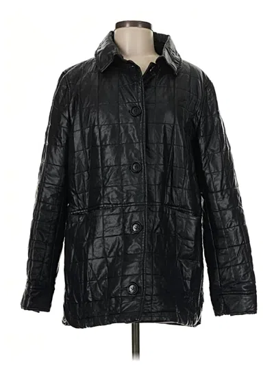 Pre-owned Sam Edelman Raincoat In Black