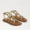 Sam Edelman Raye Gladiator Sandal In Gold