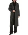 Sam Edelman Reefer Coat In Gray
