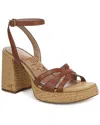 Sam Edelman Reese Platform Wedge Sandal In Brown