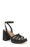 Sam Edelman Reese Platform Wedge Sandal In Black