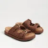 Sam Edelman Reid Slide Sandal In Brown