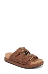 Sam Edelman Reid Slide Sandal In Brown