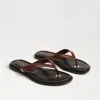 Sam Edelman Remi Leather Flip Flop Burnt Brown Leather