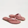 Sam Edelman Remi Leather Flip Flop Pink Lily Leather
