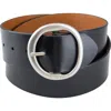 Sam Edelman Reversible Belt In Black/saddle