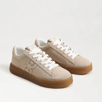 Sam Edelman Rhea Sneaker Oat Beige Suede Leather