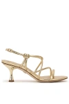 Sam Edelman Riana Strappy Slingback Kitten Heels In Animal Print