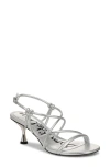 Sam Edelman Rianna Strappy Sandal In Silver