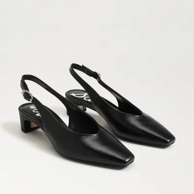 Sam Edelman Ronnie Slingback Heel Black Leather