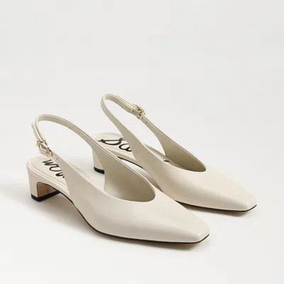 Sam Edelman Ronnie Slingback Heel Modern Ivory Leather