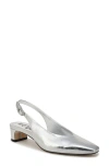 Sam Edelman Ronnie Slingback Pump In Silver
