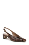 Sam Edelman Ronnie Slingback Pump In Brown
