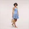 Sam Edelman Rope Embroidered Maxi Dress Light Blue In Blue