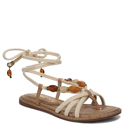 Sam Edelman Rori Ankle Wrap Sandal In Neutral
