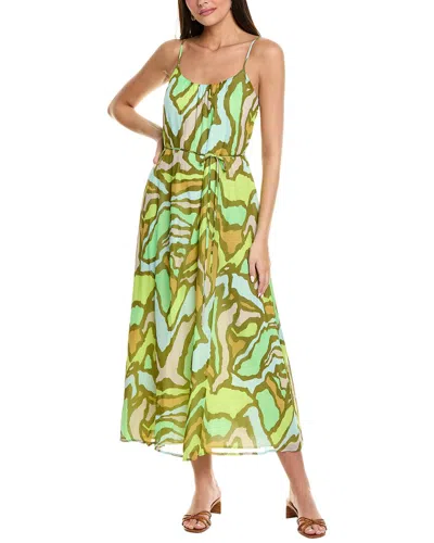 SAM EDELMAN SAM EDELMAN ROSE LANDSCAPE MIDI DRESS