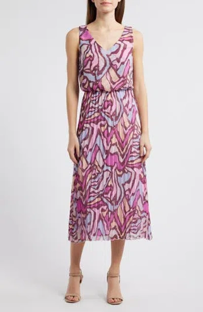SAM EDELMAN SAM EDELMAN ROSE SLEEVELESS PLISSÉ DRESS