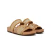 Sam Edelman Rowan Slide Sandal Sand Dune Raffia In Brown