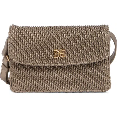 Sam Edelman Rowan Flap Shoulder Bag In Metallic Gunmetal