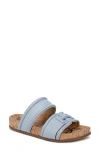 Sam Edelman Rowan Platform Sandal In Blue Breeze