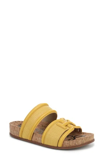 Sam Edelman Rowan Platform Sandal In Sunflower