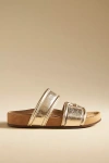 Sam Edelman Rowan Slide Sandals In Gold