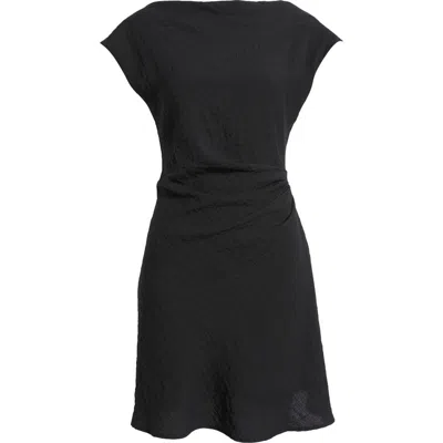 Sam Edelman Ruched Minidress In Black