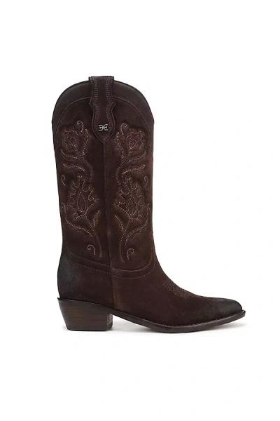 Sam Edelman Rue Western Boots In Brown