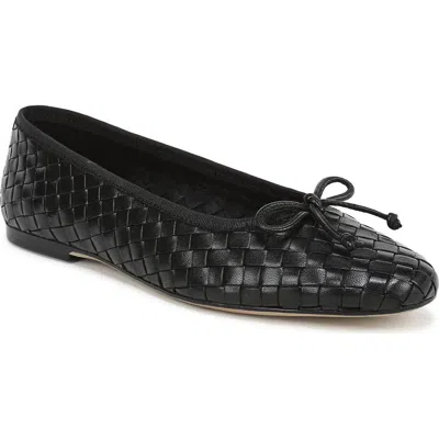 Sam Edelman Ruthie Woven Ballet Flat In Black