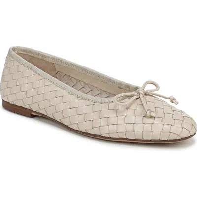 Sam Edelman Ruthie Woven Ballet Flat In Neutral