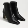 Sam Edelman Saige Ankle Bootie Black Leather In Black