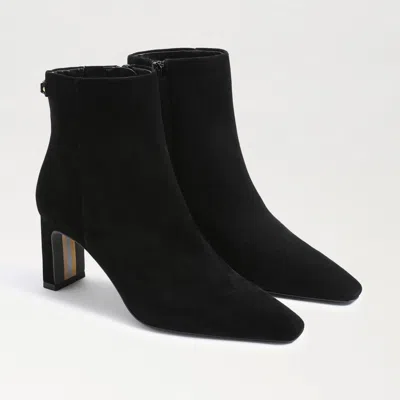 Sam Edelman Saige Ankle Bootie Black Suede