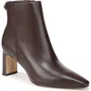 Sam Edelman Saige Ankle Bootie Spiced Pecan Leather In Brown