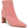 Sam Edelman Saige Ankle Bootie Mod Pink Leather In Mod Pink