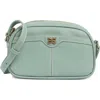 Sam Edelman Saige Leather Camera Bag In Sage