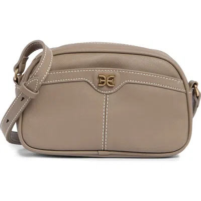 Sam Edelman Saige Leather Camera Bag In Taupe
