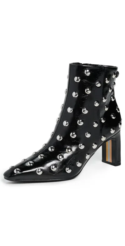 Sam Edelman Saige Stud Booties Black