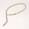 Sam Edelman Sam Logo Chain Belt Gold In Gold