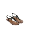 Sam Edelman Sandales Plates Gigi En Cuir In Black