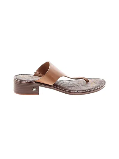 Pre-owned Sam Edelman Sandals In Brown