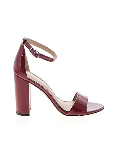 Pre-owned Sam Edelman Sandals In Burgundy