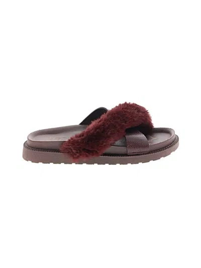 Pre-owned Sam Edelman Sandals In Burgundy