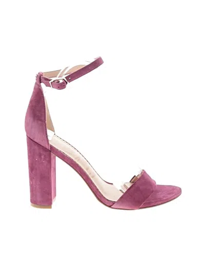 Pre-owned Sam Edelman Sandals In Burgundy