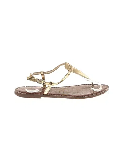 Pre-owned Sam Edelman Sandals In Gold