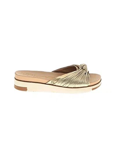 Pre-owned Sam Edelman Sandals In Gold